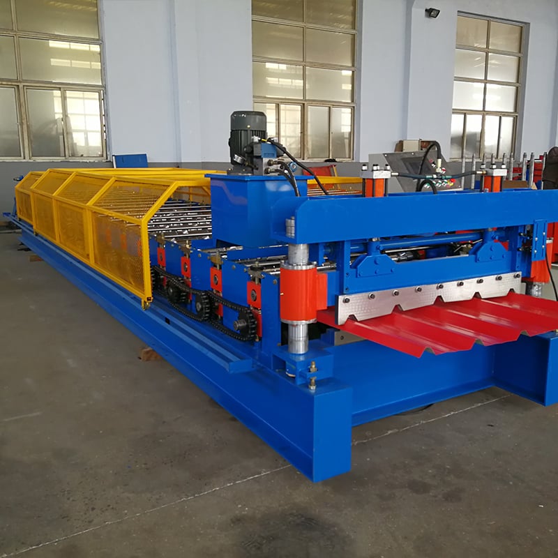 Trapezoidal Roof Sheet Roll Forming Machine